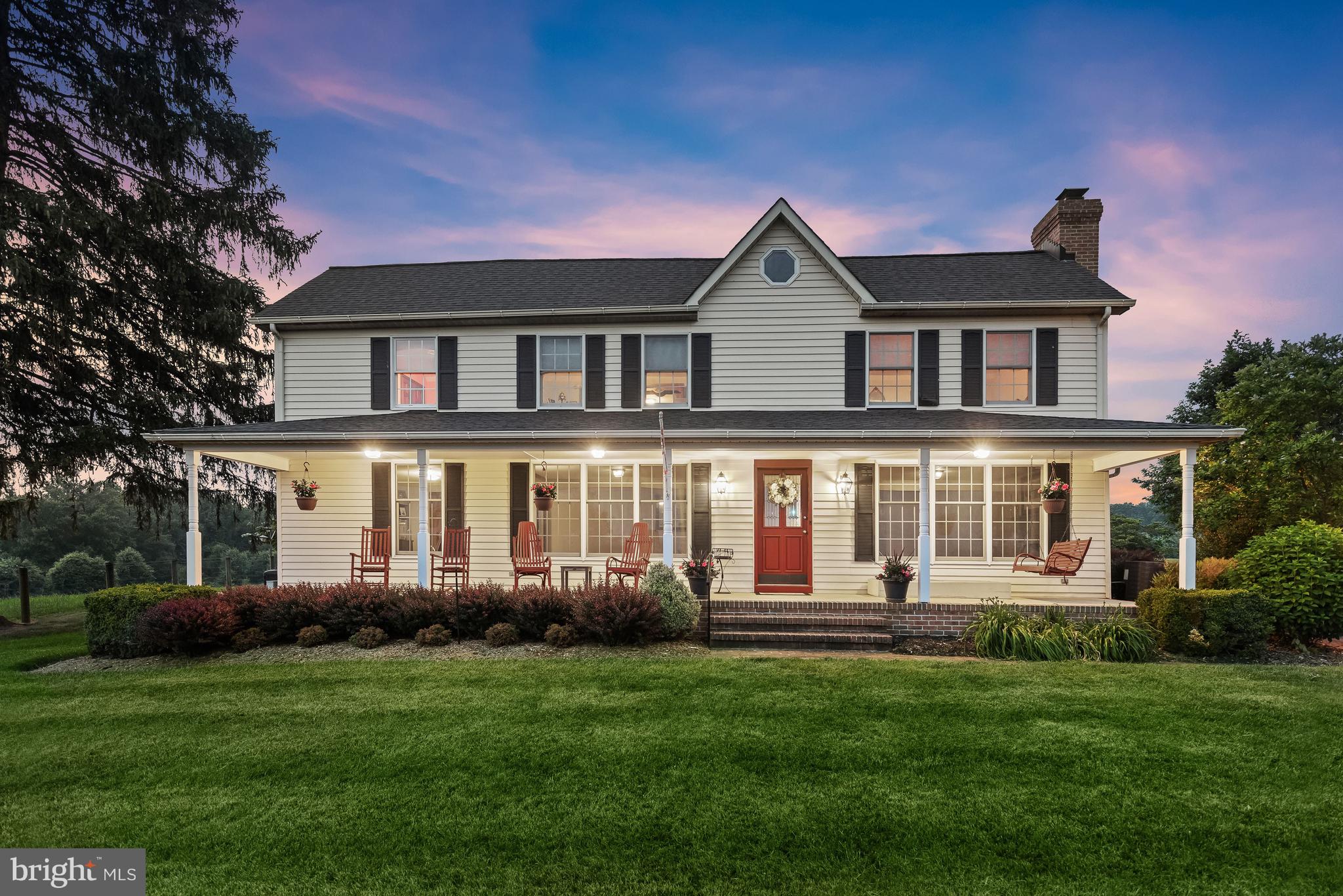 14120 Rover Mill Road West Friendship, MD 21794 - Photo 67 of 76 Front Exterior at Dusk