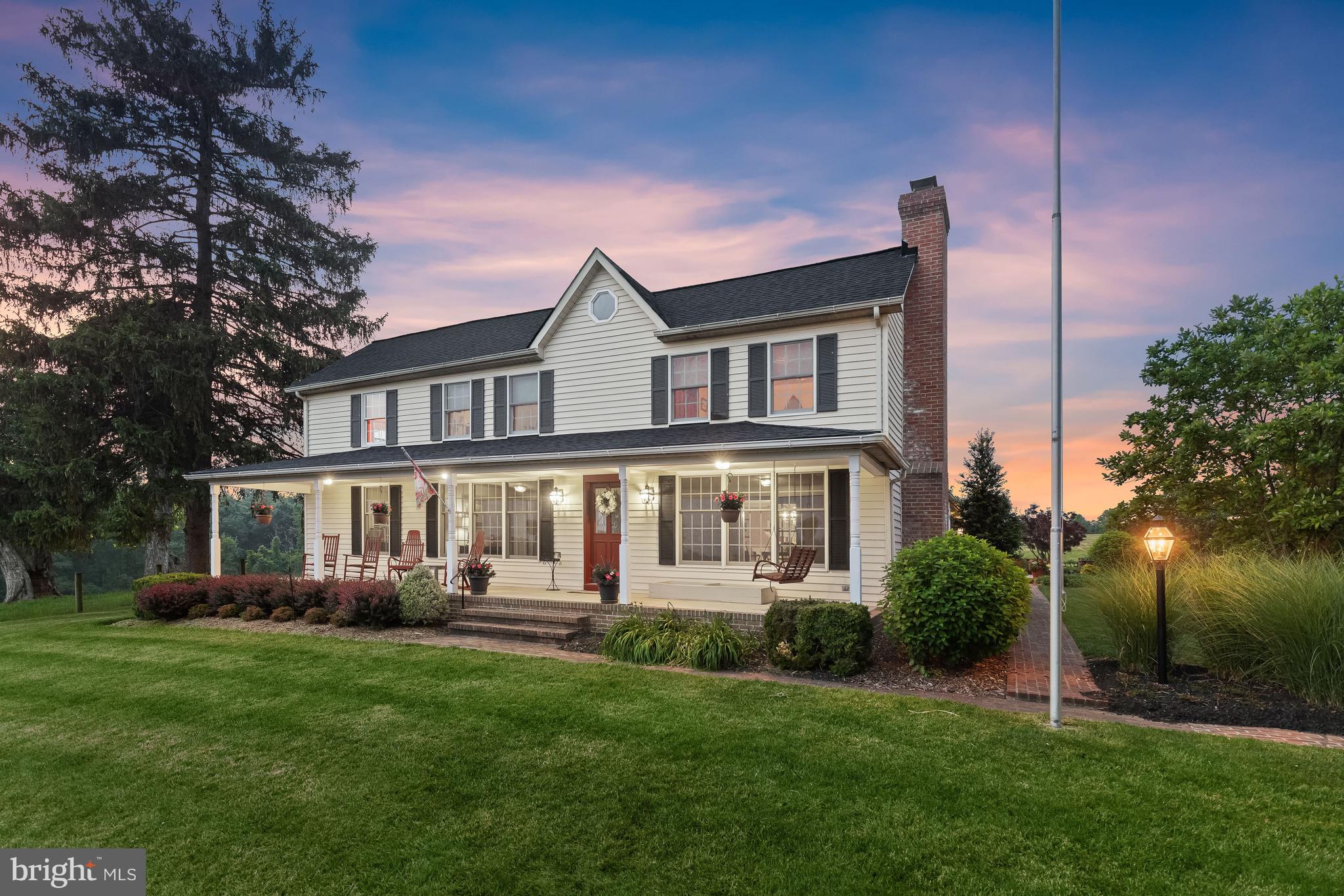 14120 Rover Mill Road West Friendship, MD 21794 - Photo 68 of 76 Front Exterior at Dusk