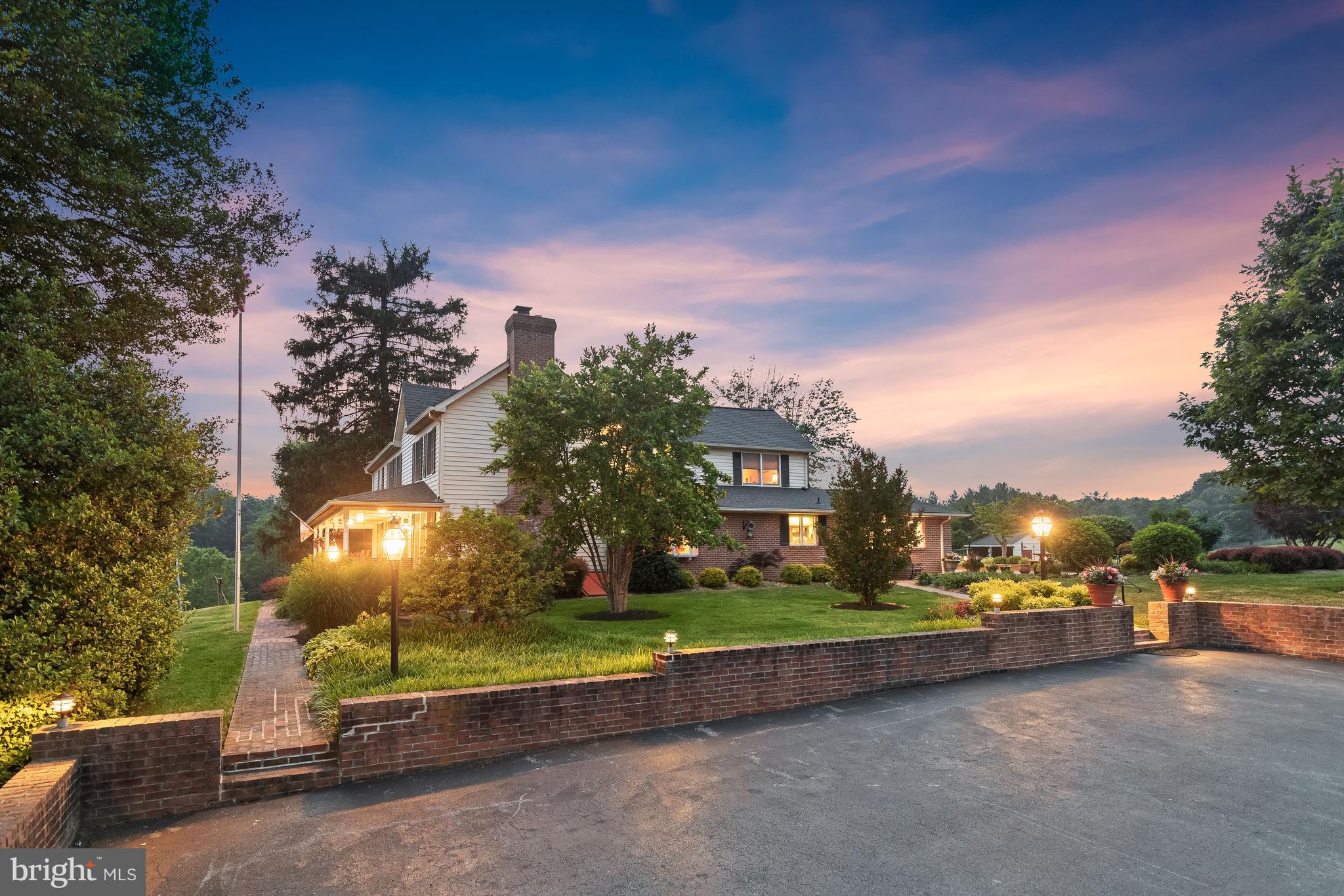 14120 Rover Mill Road West Friendship, MD 21794 - Photo 69 of 76 Side Exterior at Dusk