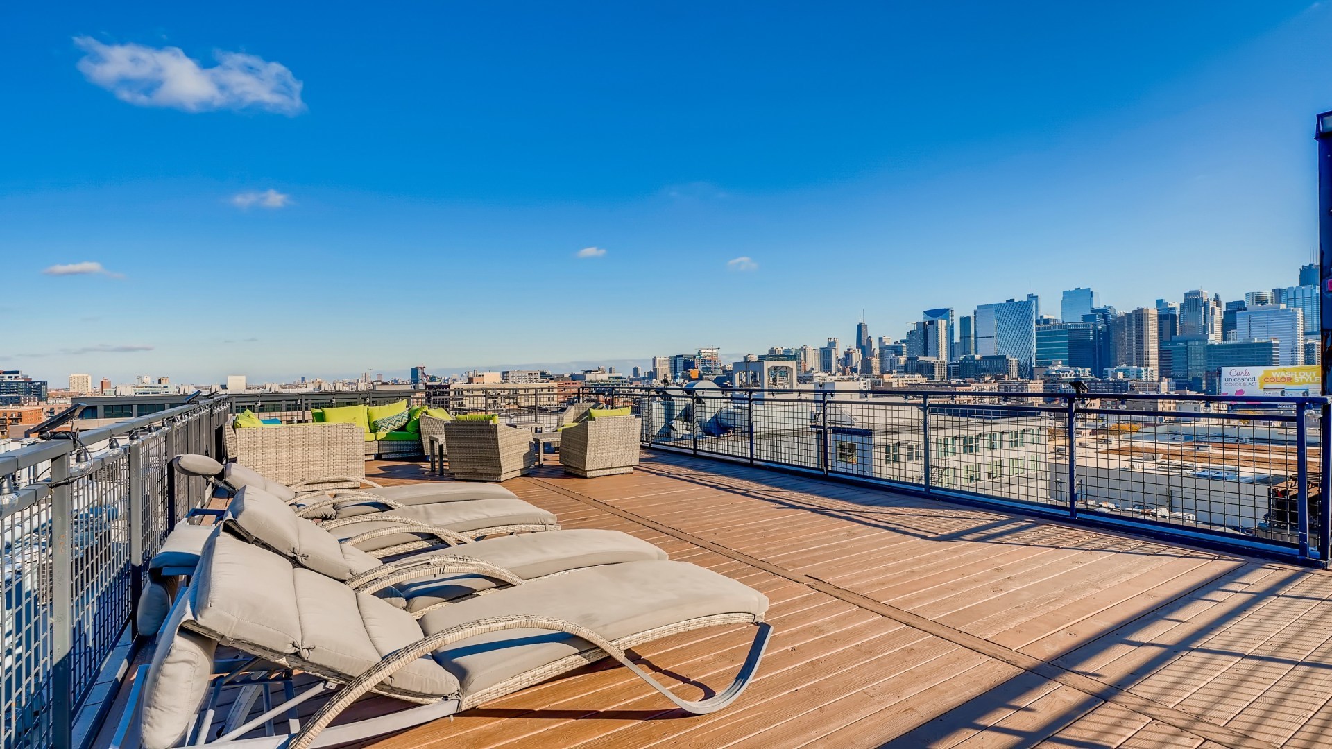1224 West Van Buren Street, Unit 300 Chicago, IL 60607 - Photo 16 of 18 a view of a terrace with sitting area