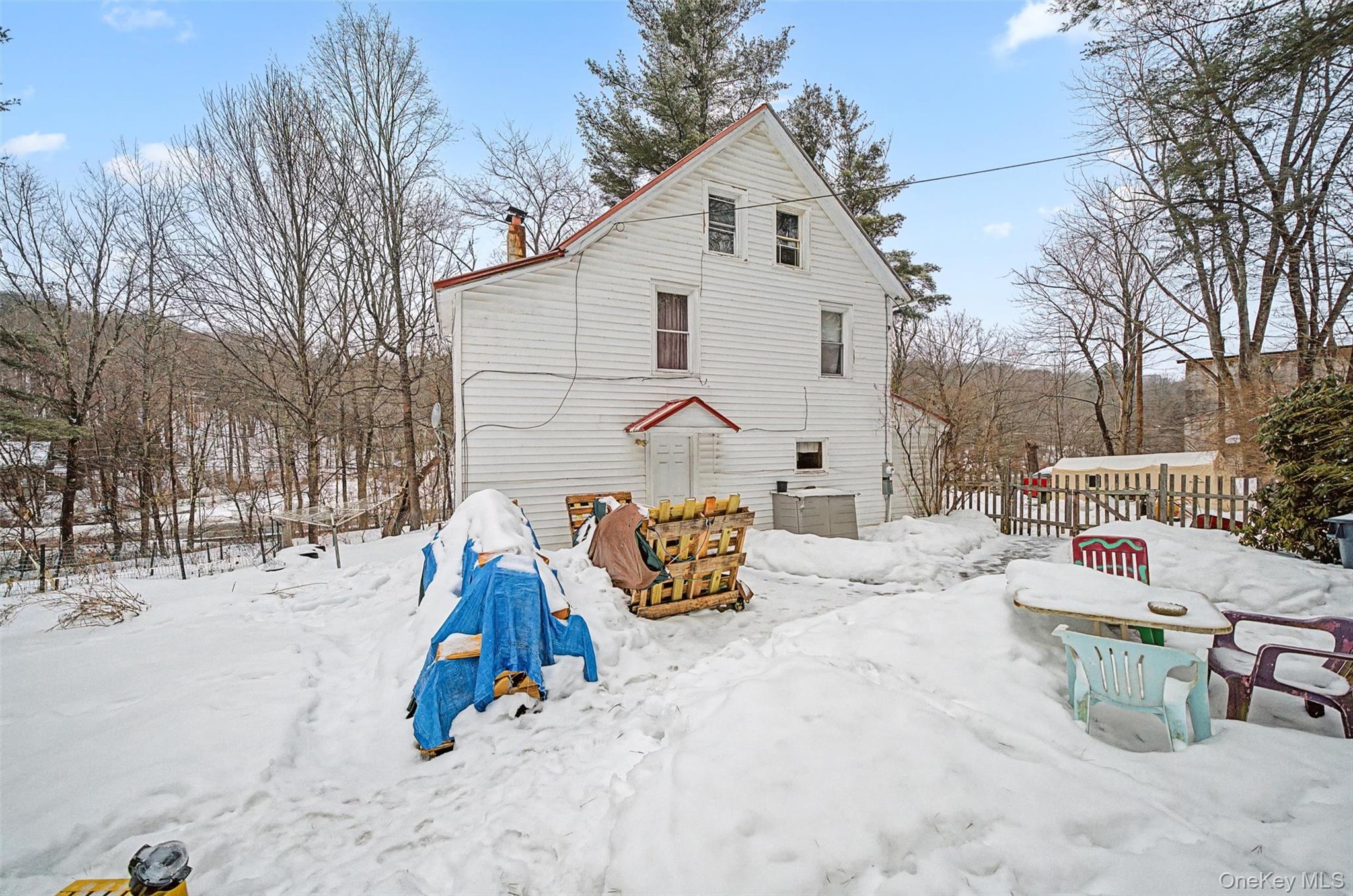 2 Station Hill Road, Unit 4 Ferndale, NY 12734 - Photo 3 of 25 Snow covered house with a chimney