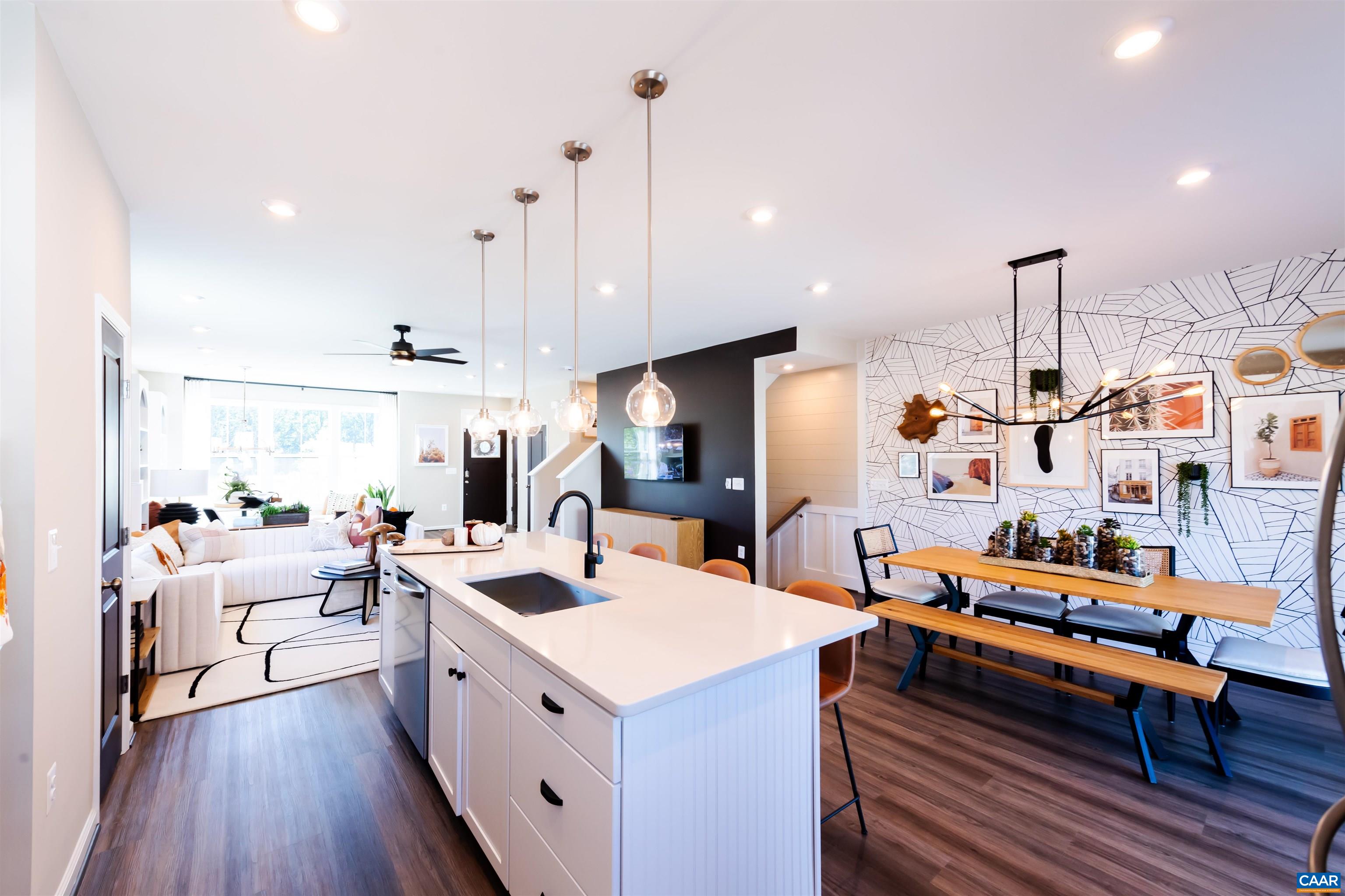 3060 Horizon Road Charlottesville, VA 22902 - Photo 14 of 27 a view of living room with furniture and kitchen view