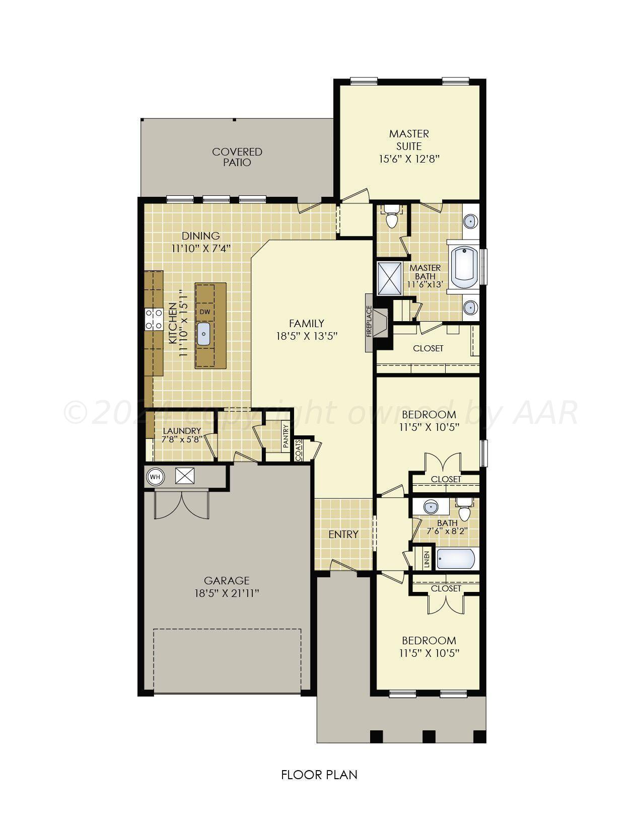 9506 Cagle Drive Amarillo, TX 79119 - Photo 18 of 18 Builder's Original FLOORPLAN