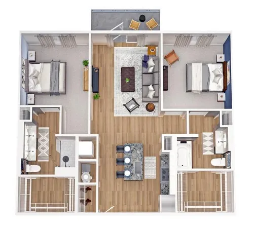 view of living room with furniture and window