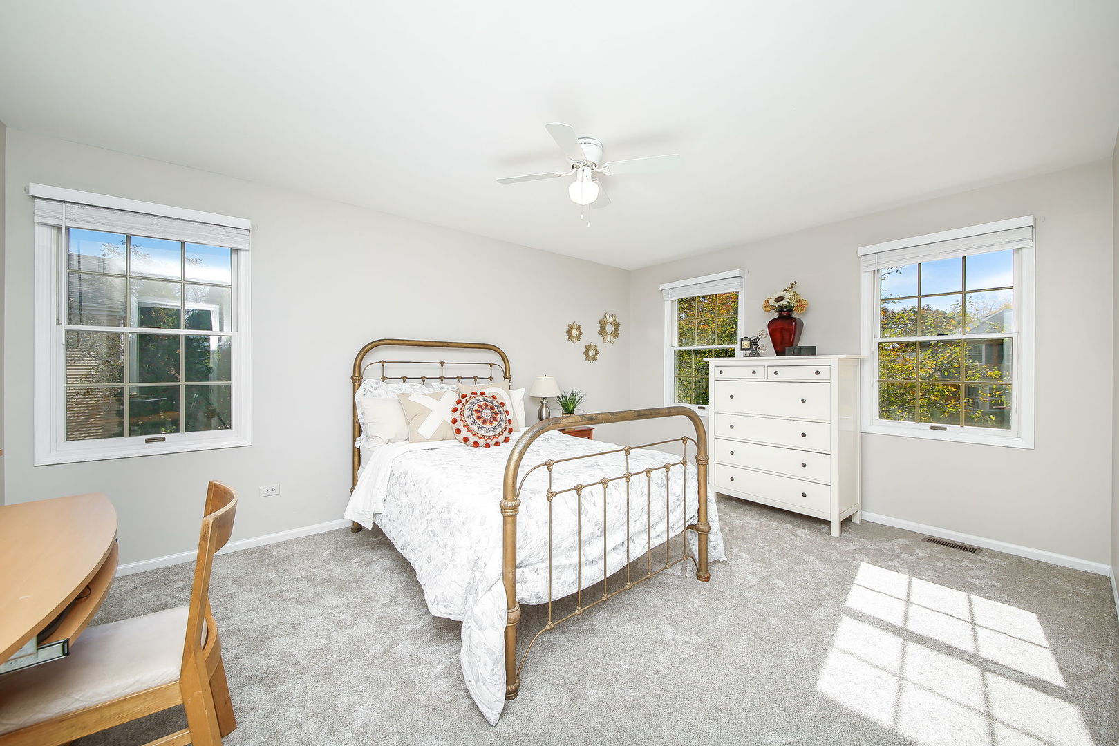 230 Hill Road Willowbrook, IL 60527 - Photo 21 of 39 a bedroom with a bed dresser and a window