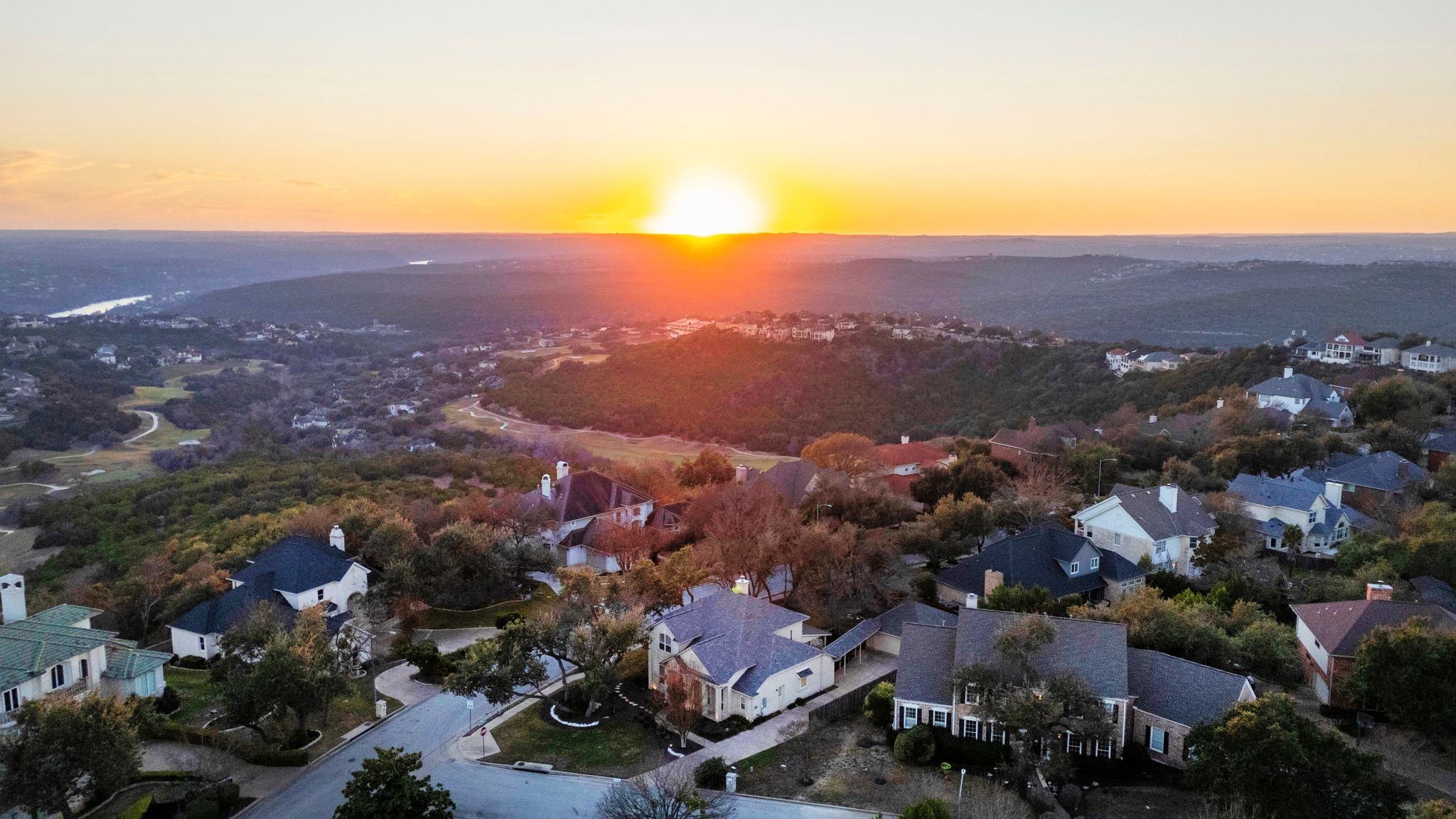5100 Hadle Cove Austin, TX 78730 - Photo 23 of 31 Neighborhood sunset.