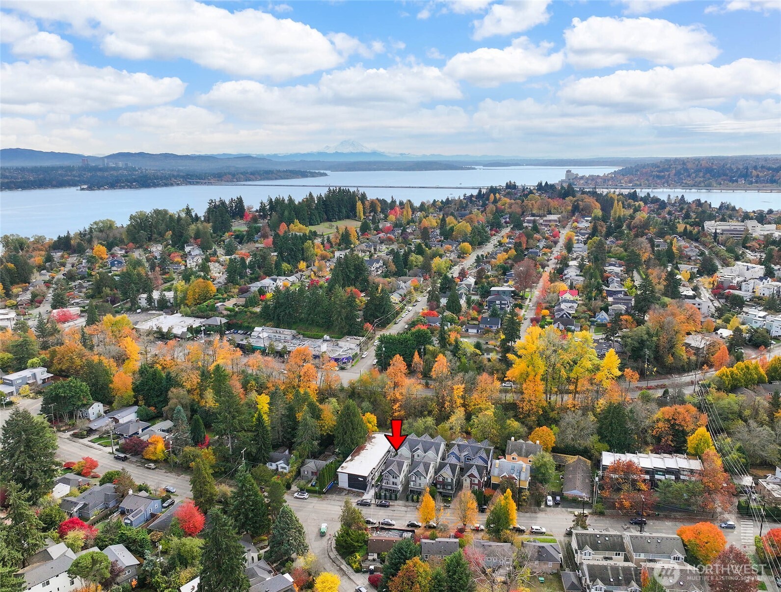 4535 Northeast 55th Street Seattle, WA 98105 - Photo 25 of 27 an aerial view of multiple house