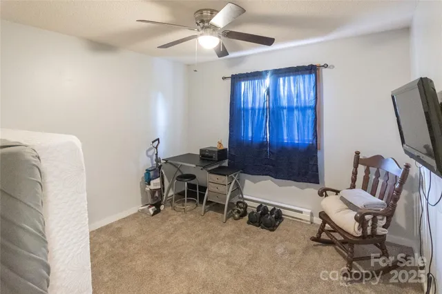 a room with furniture and a window