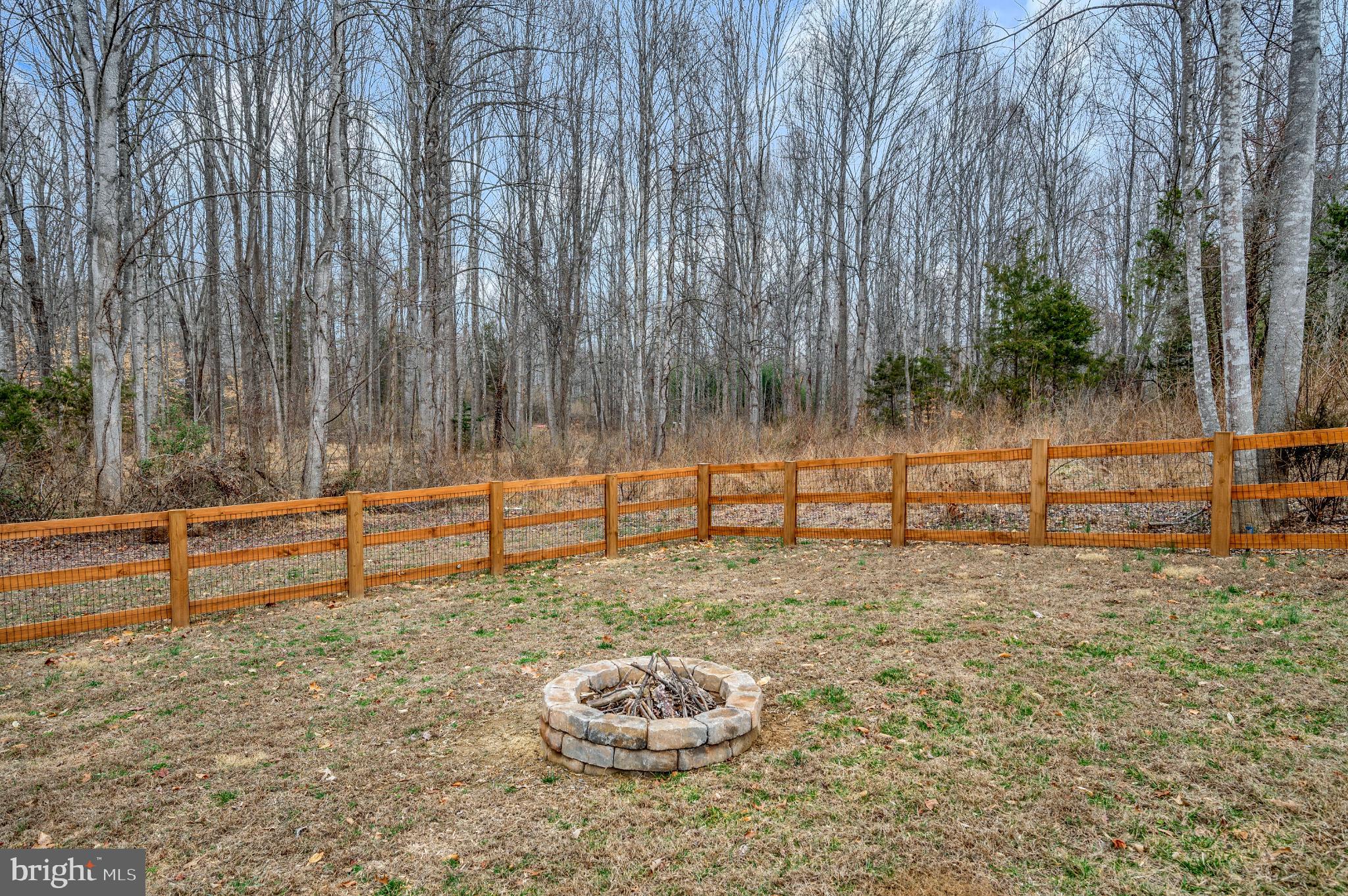 6112 Eds Road Mineral, VA 23117 - Photo 31 of 39 a view of a backyard with wooden fence
