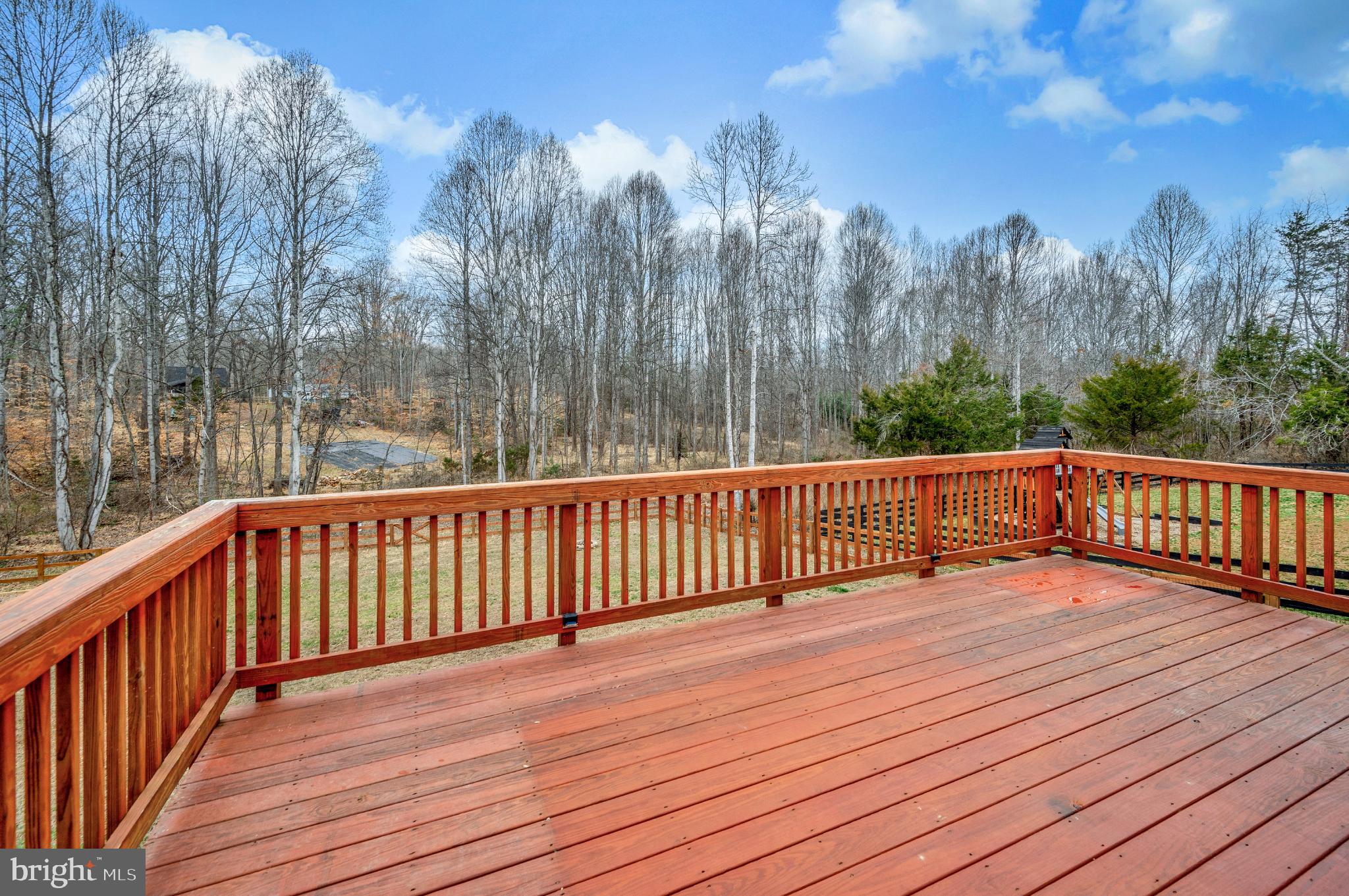 6112 Eds Road Mineral, VA 23117 - Photo 6 of 39 a view of deck with wooden floor and fence