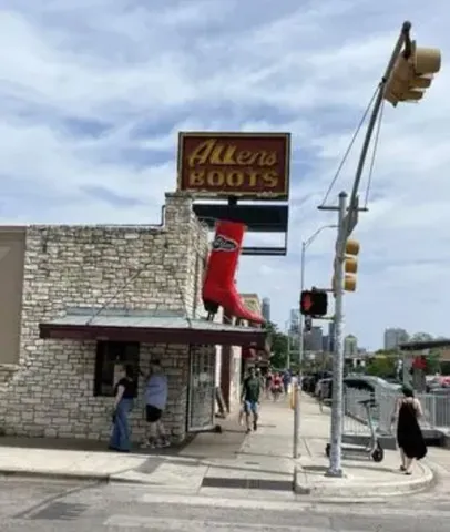 a sign that is on a street