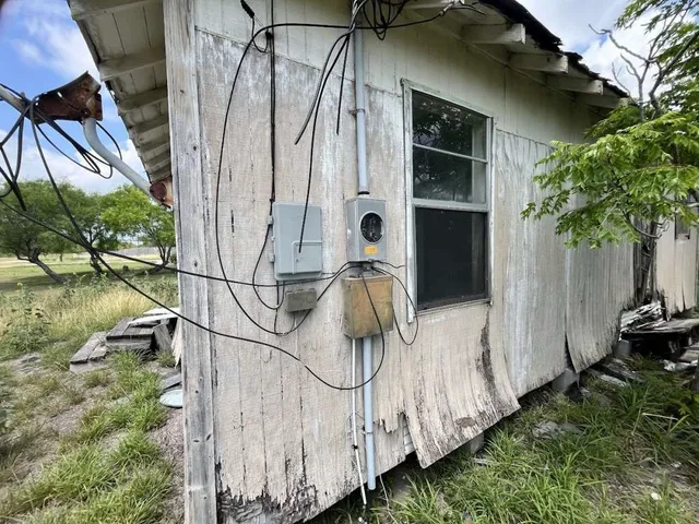 a backyard of a house