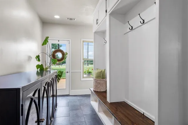 a view of a volley ball court