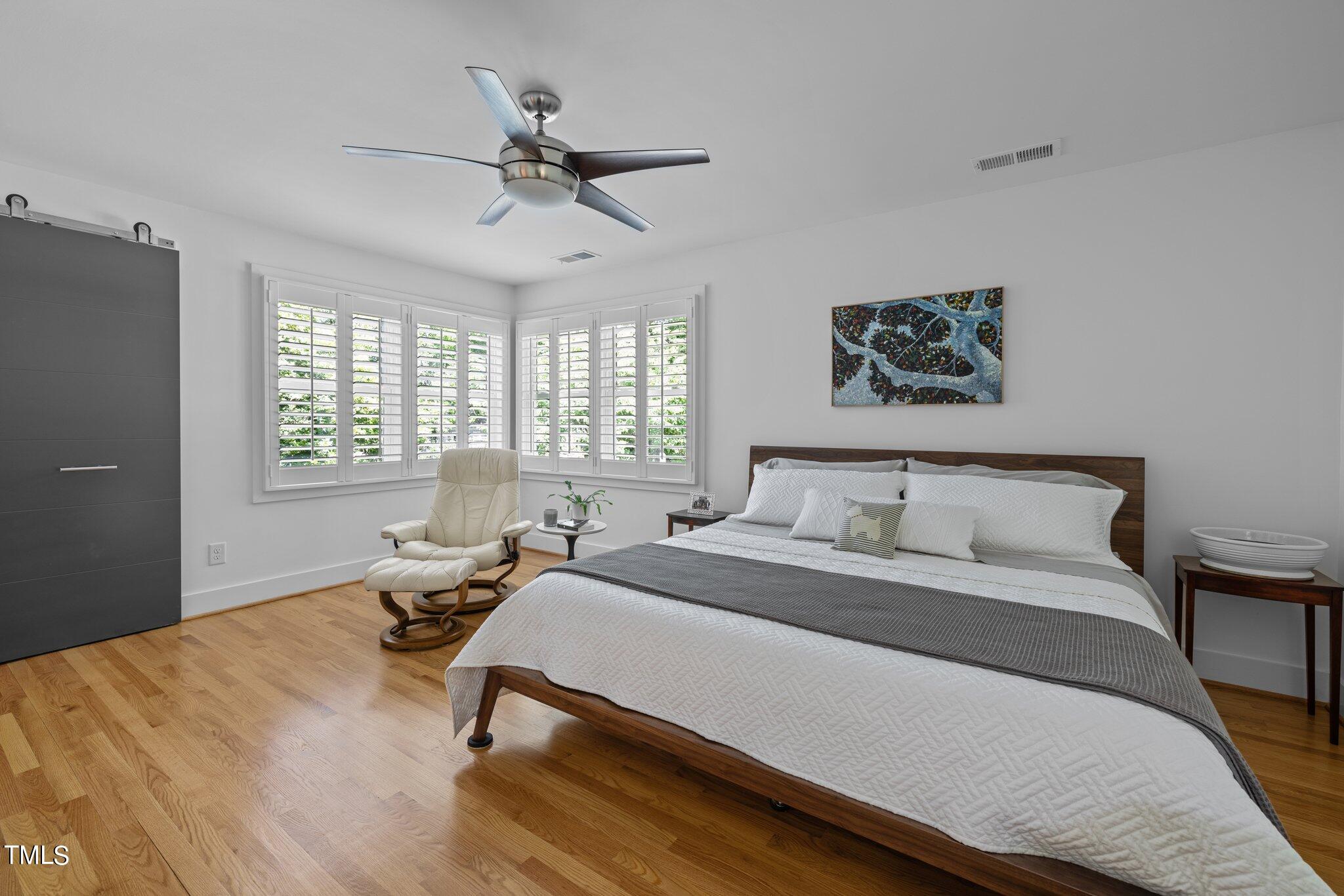 1110 Dogwood Lane Raleigh, NC 27607 - Photo 11 of 46 Large primary bedroom with plenty of room for king sized bed