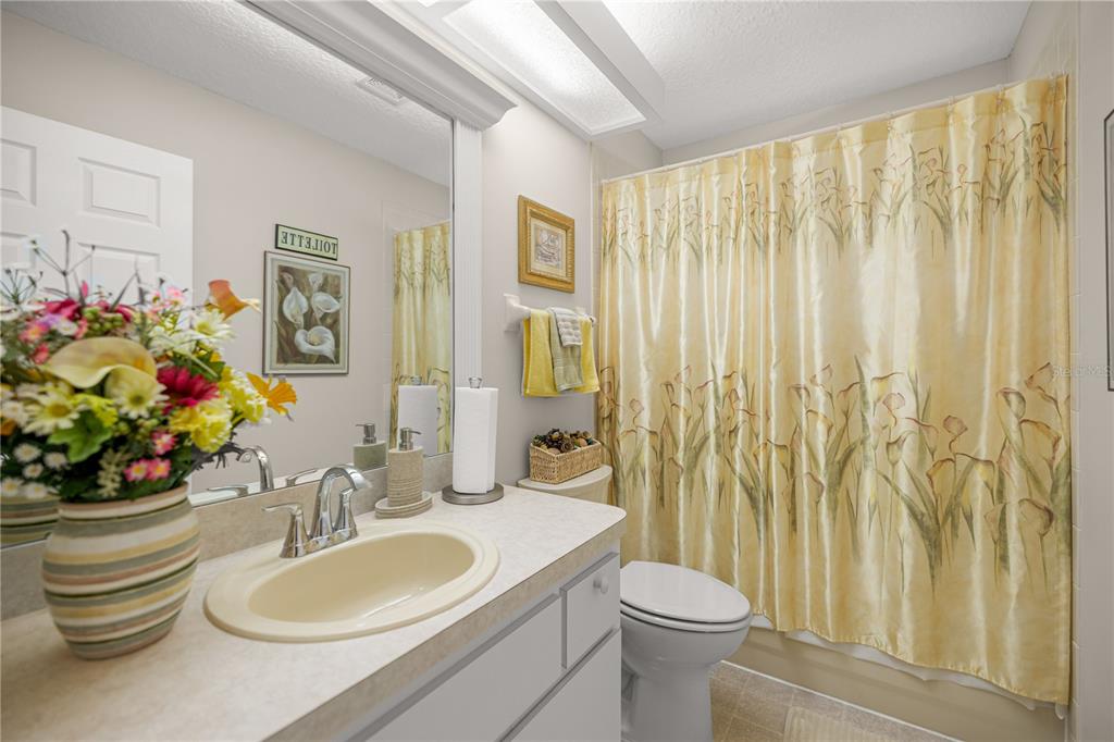 11298 Southwest 73rd Circle Ocala, FL 34476 - Photo 10 of 14 a bathroom with a sink a toilet and a mirror