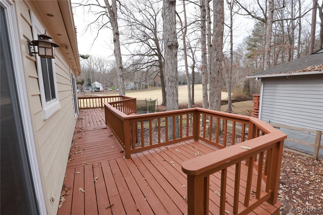 3024 3 Bridges Road Midlothian, VA 23112 - Photo 34 of 50 a view of balcony with wooden floor and outdoor seating