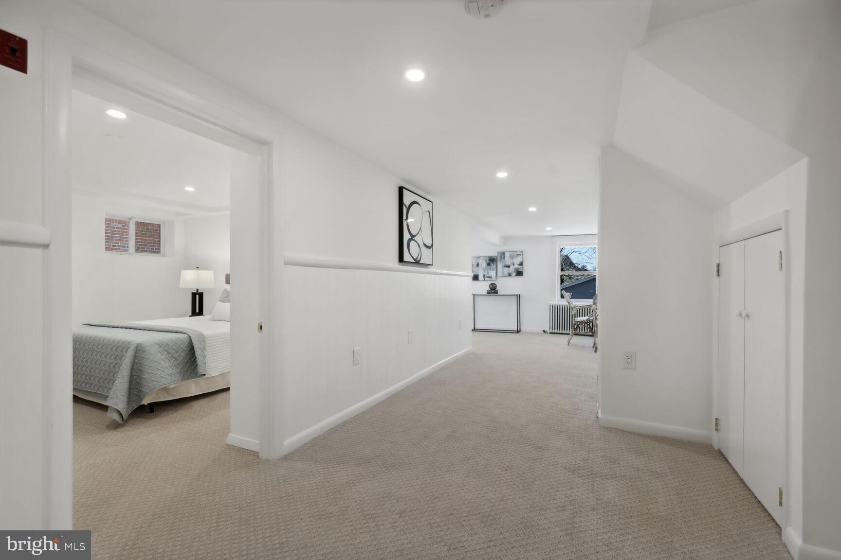5708 Broad Branch Road Northwest Washington, DC 20015 - Photo 21 of 34 Walkout Lower Level Rec Room