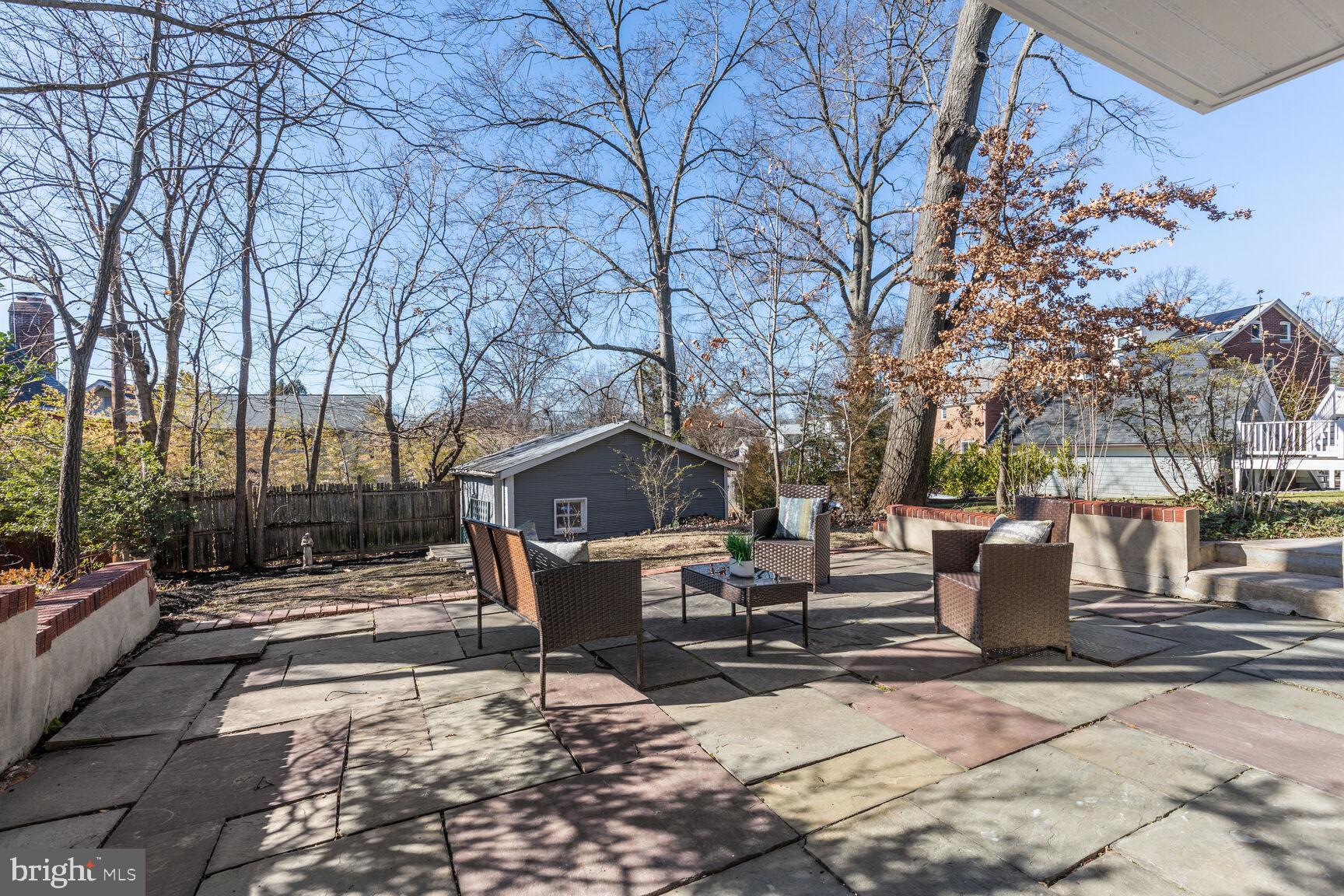 5708 Broad Branch Road Northwest Washington, DC 20015 - Photo 26 of 34 Patio and Backyard