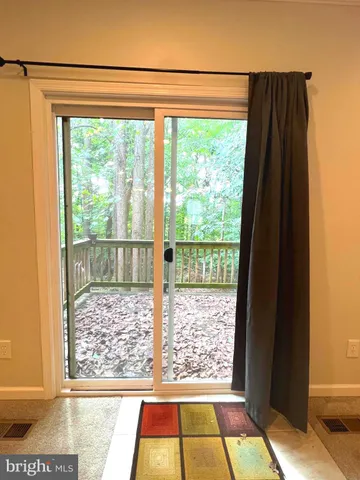 a view of street from a balcony