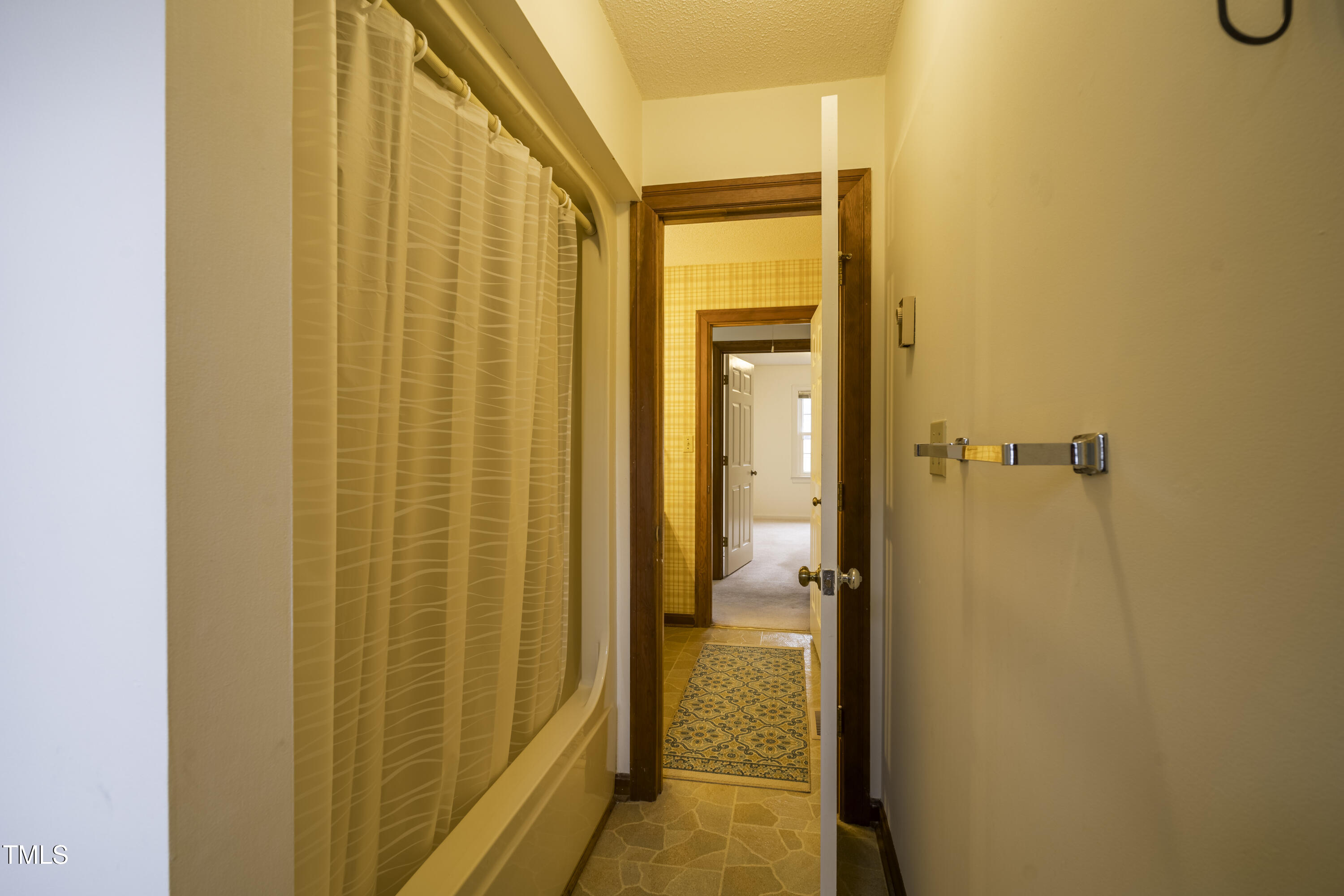 610 Denim Drive Erwin, NC 28339 - Photo 24 of 49 a bathroom with a shower and a door