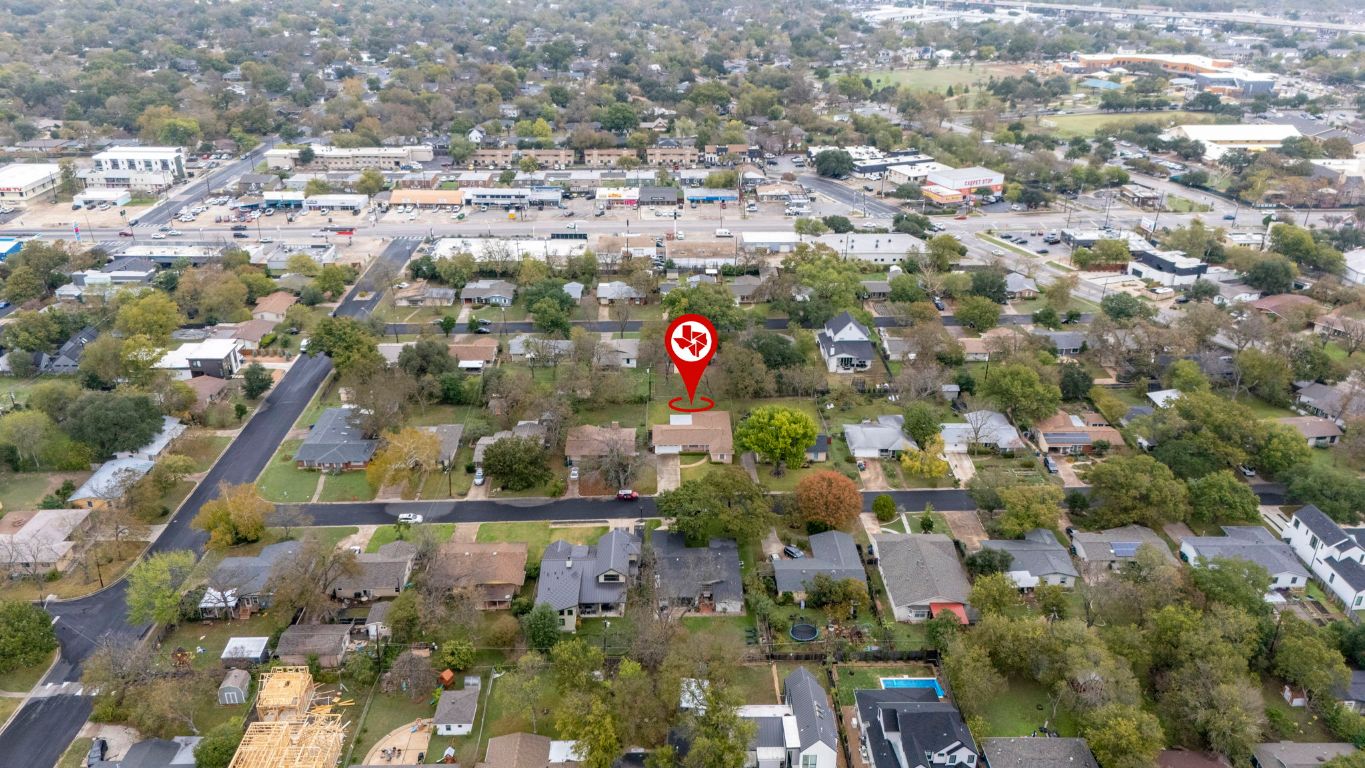 1800 Barbara Street Austin, TX 78757 - Photo 30 of 37 an aerial view of multiple house