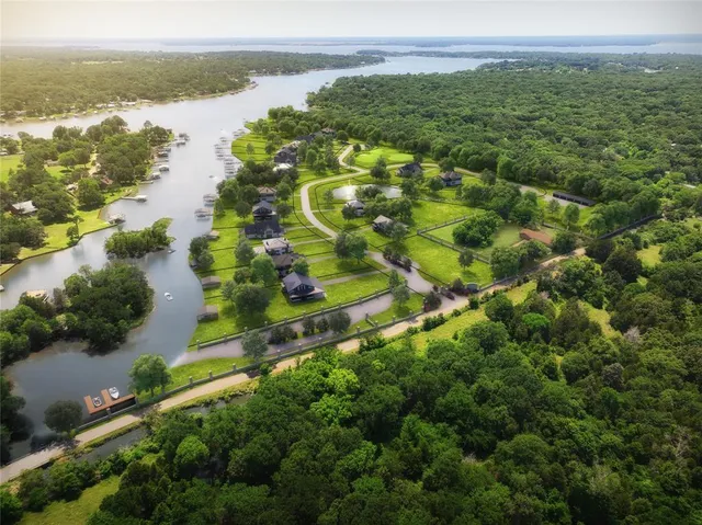 a view of lake with ocean
