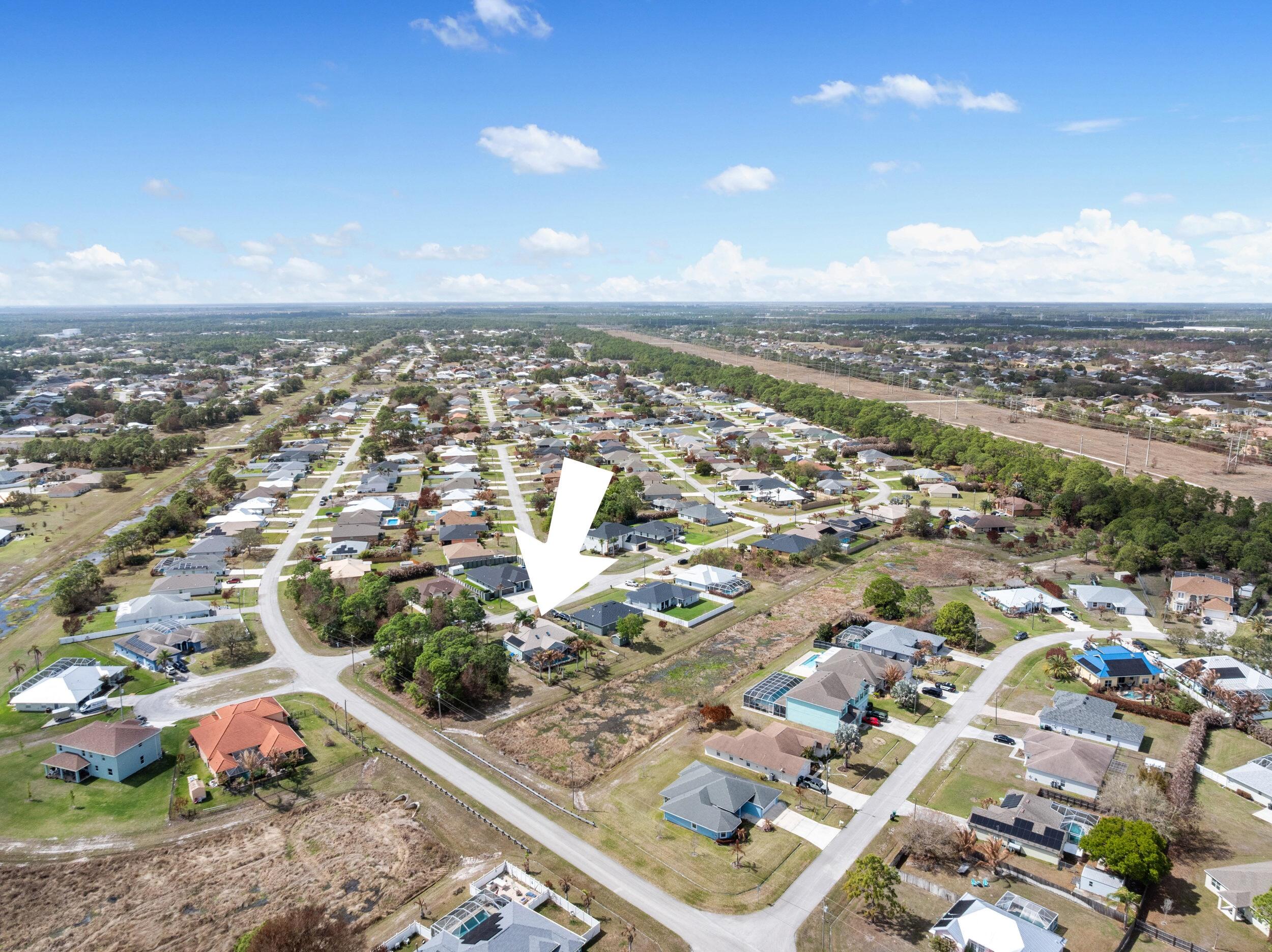 5593 Northwest Wesley Road Port St. Lucie, FL 34986 - Photo 31 of 33 Aerial 1