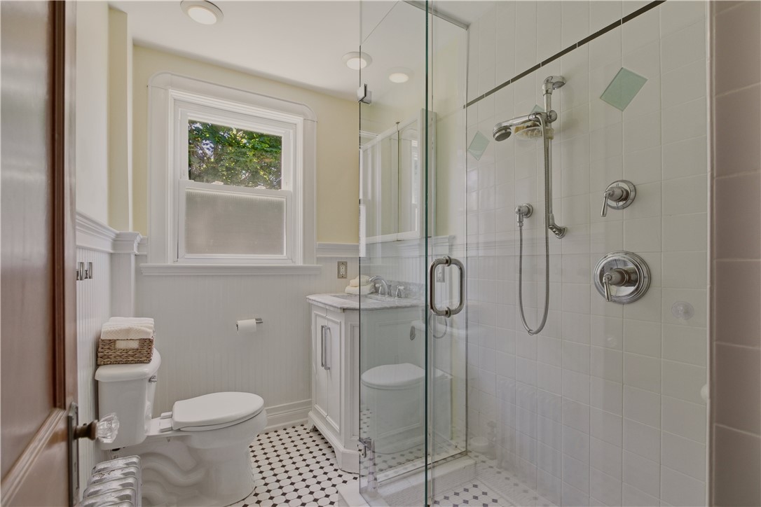 1536 Main Road Tiverton, RI 02878 - Photo 21 of 34 Remodelled bathroom with glass show and multiple showerheads