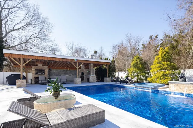 a view of a house with patio