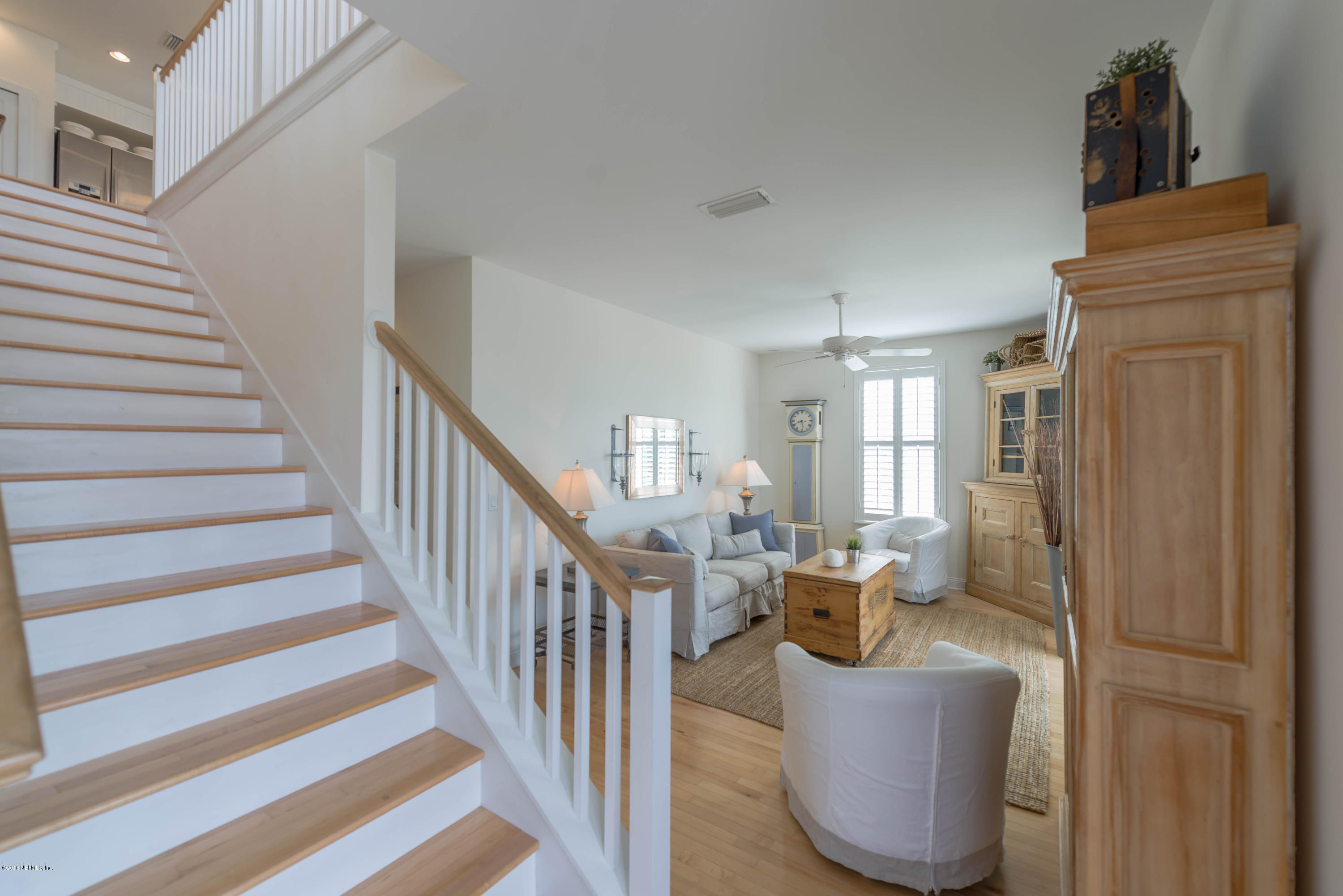 10 12th Street St. Augustine Beach, FL 32080 - Photo 41 of 45 a view of entryway and hall with wooden floor