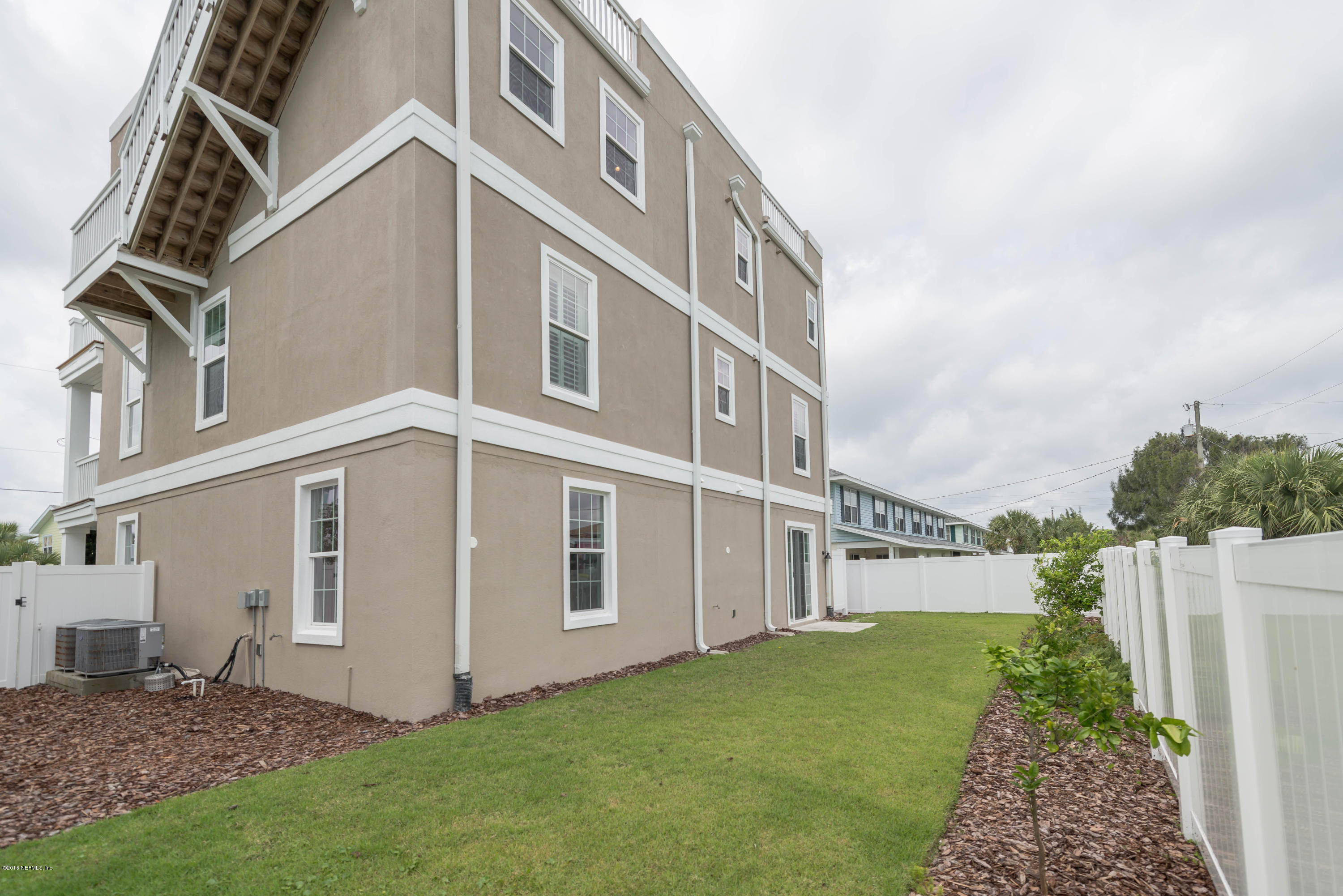 10 12th Street St. Augustine Beach, FL 32080 - Photo 45 of 45 a view of a back yard of the house