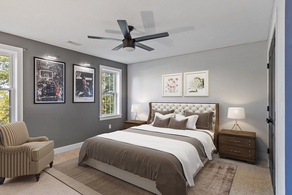 9 Winter Hill Road Lunenburg, MA 01462 - Photo 38 of 42 a bedroom with a large bed and a window