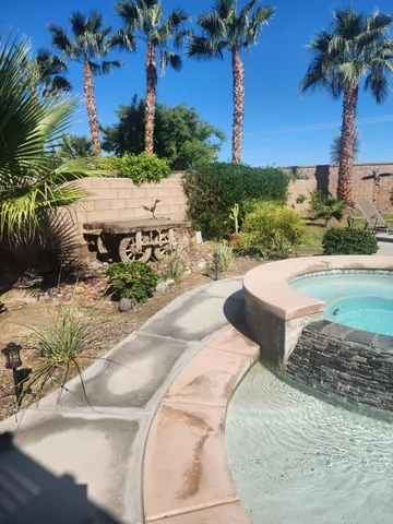 a view of a lake with mountain
