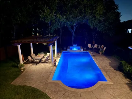 a view of a chairs in a patio