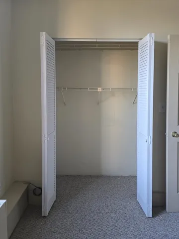 a view of closet area