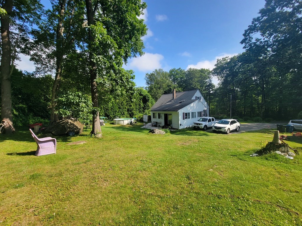 208 Old Belchertown Road Ware, MA 01082 - Photo 18 of 23 a view of a house with swimming pool and sitting area