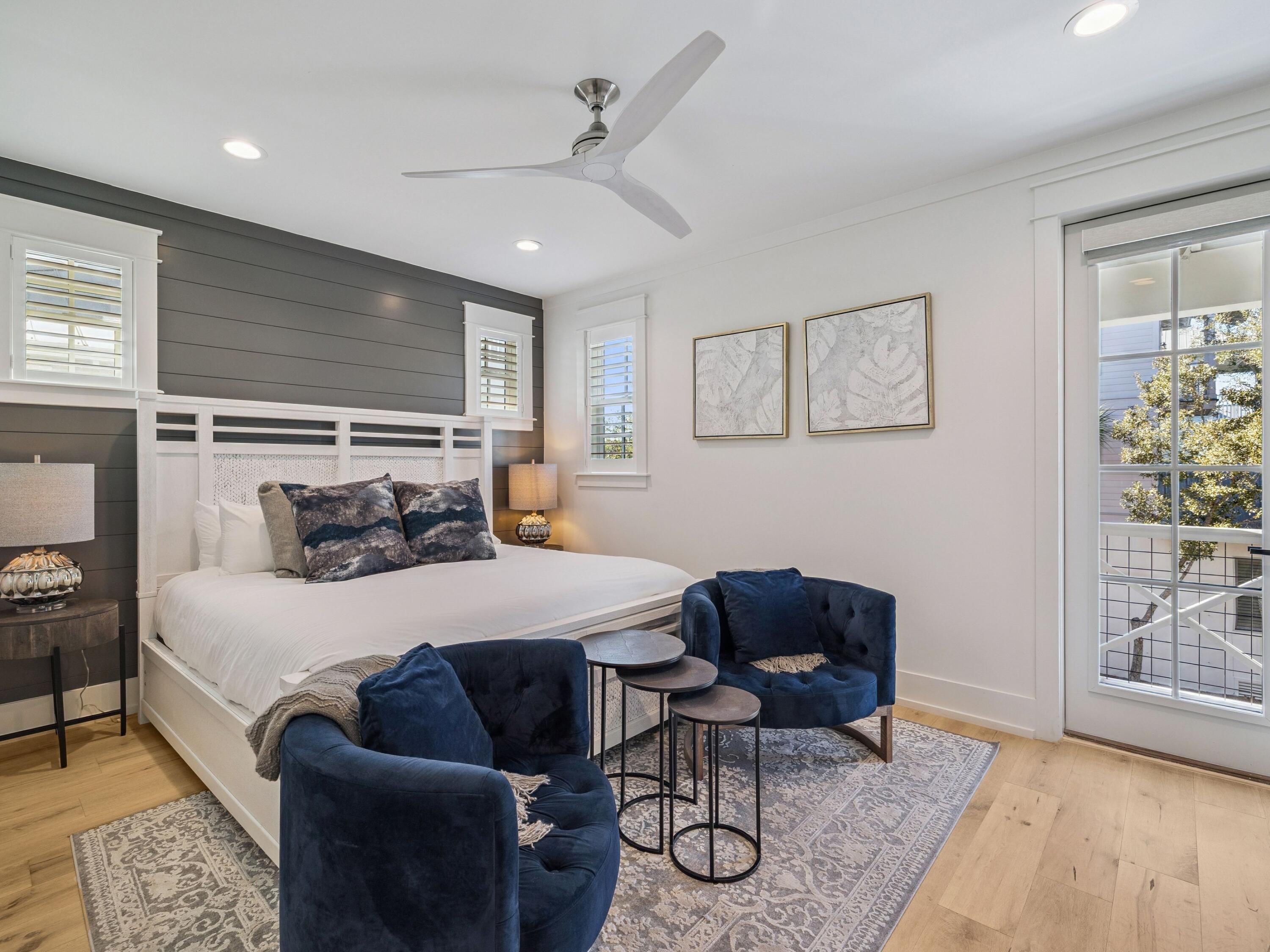 205 Seacrest Beach Boulevard Seacrest, FL 32461 - Photo 5 of 39 a bedroom with furniture and wooden floor