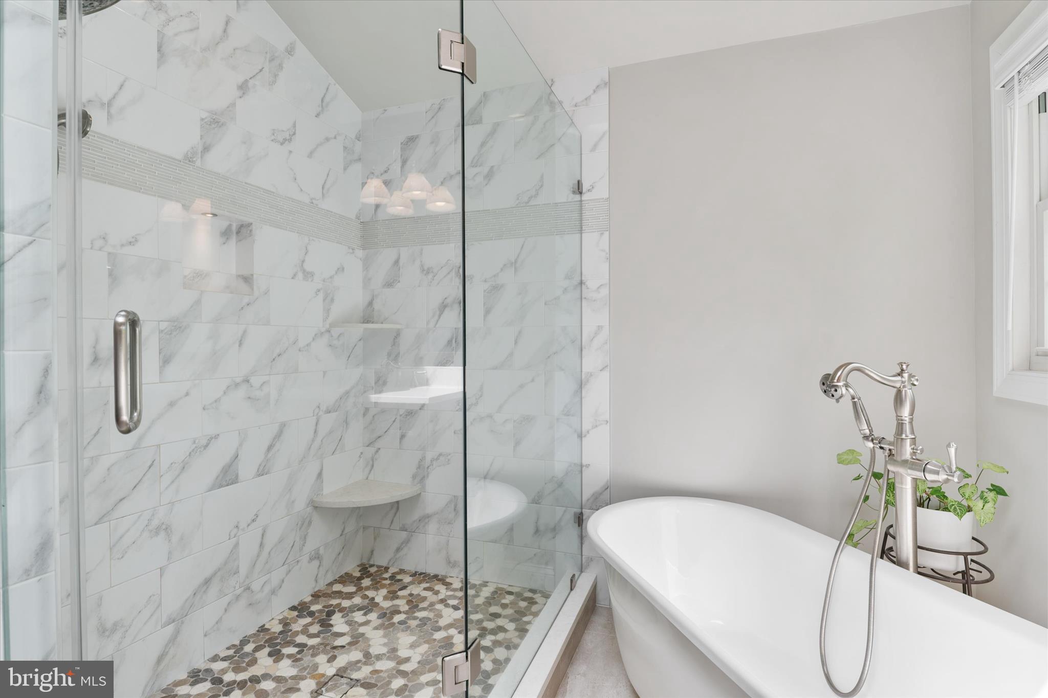 305 Charles Hall Road Millersville, MD 21108 - Photo 24 of 69 Custom tiled oversized shower