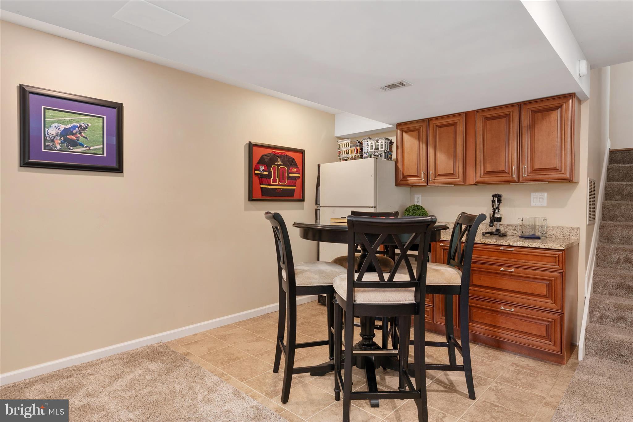 305 Charles Hall Road Millersville, MD 21108 - Photo 34 of 69 Built in bar with additional seating area
