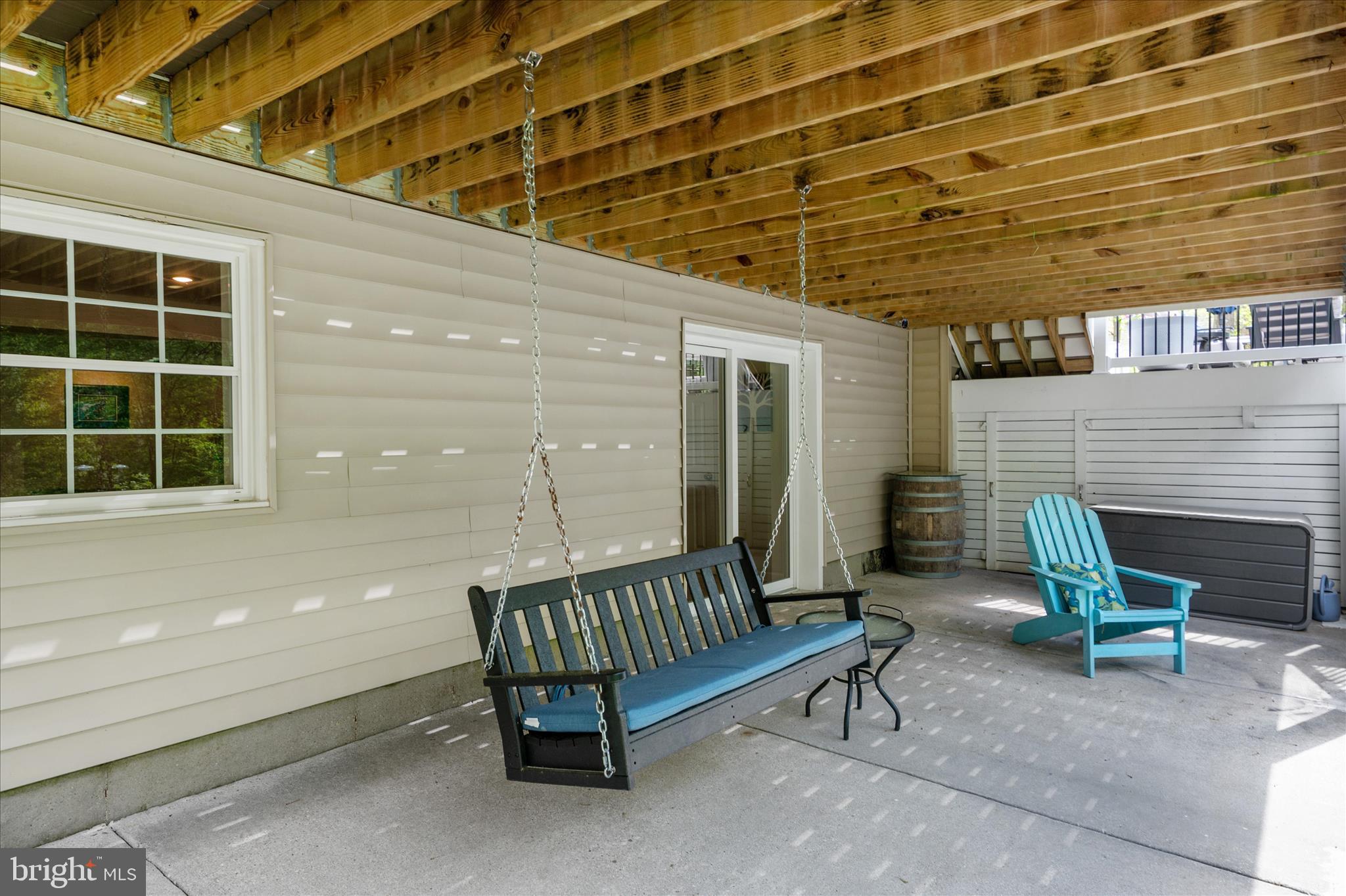 305 Charles Hall Road Millersville, MD 21108 - Photo 37 of 69 The covered patio offers a shady spot to relax