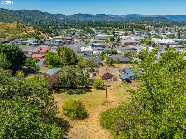a view of a lake with mountains in the background