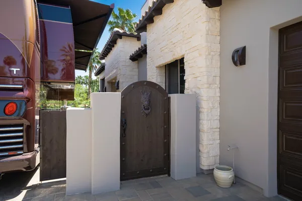 a bathroom with shower