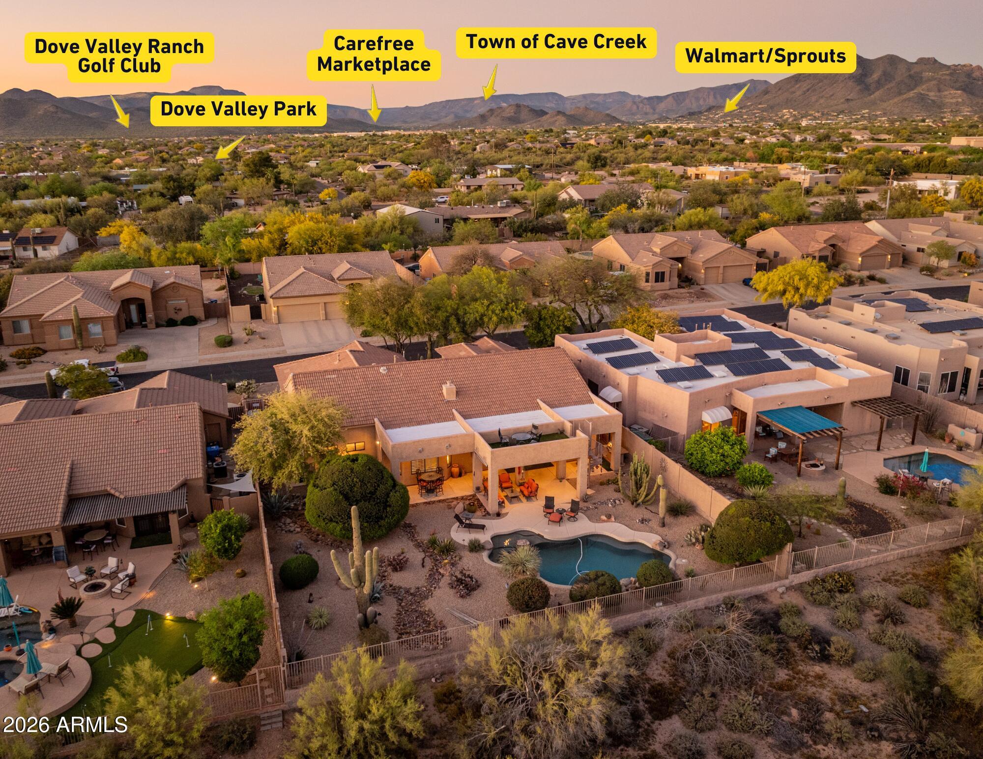 4717 East Sleepy Ranch Road Cave Creek, AZ 85331 - Photo 50 of 56 4717 E Sleepy Ranch aerial