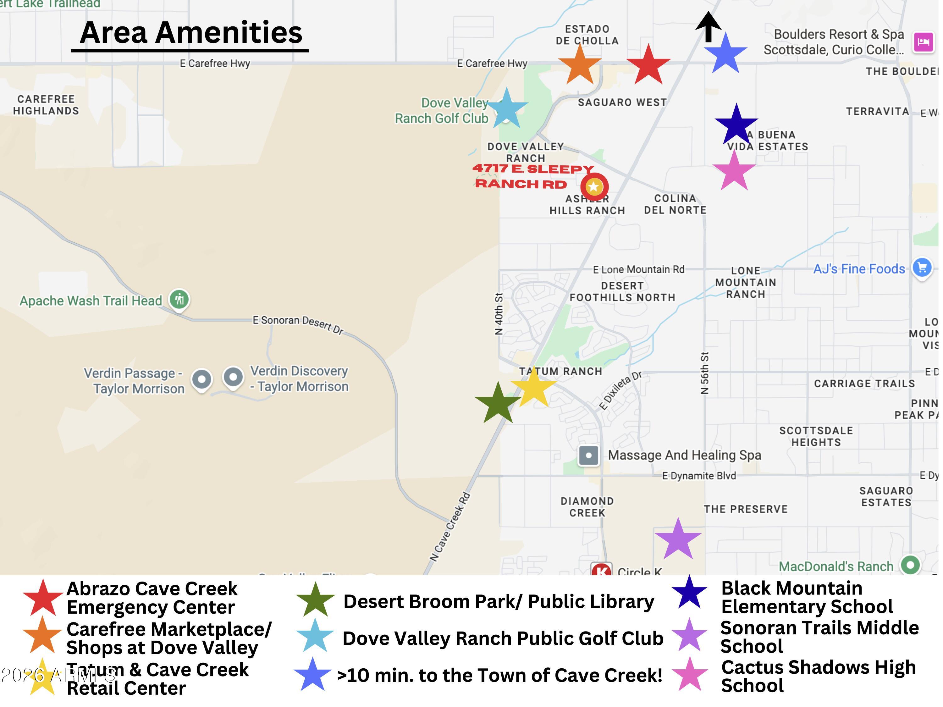 4717 East Sleepy Ranch Road Cave Creek, AZ 85331 - Photo 51 of 56 4717 E Sleepy Ranch Rd neighborhood map