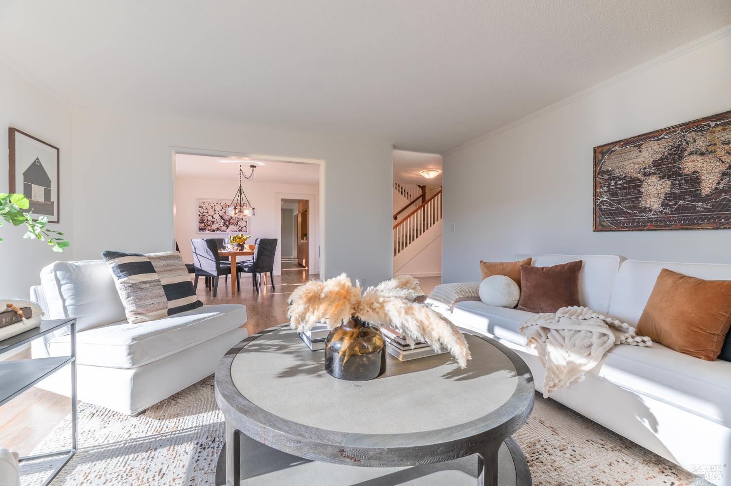 4 Galway Lane San Rafael, CA 94903 - Photo 11 of 45 a living room with furniture and wooden floor