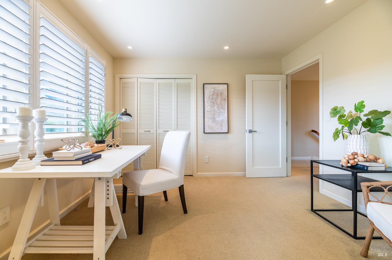 4 Galway Lane San Rafael, CA 94903 - Photo 19 of 45 a view of a dining room with furniture and window