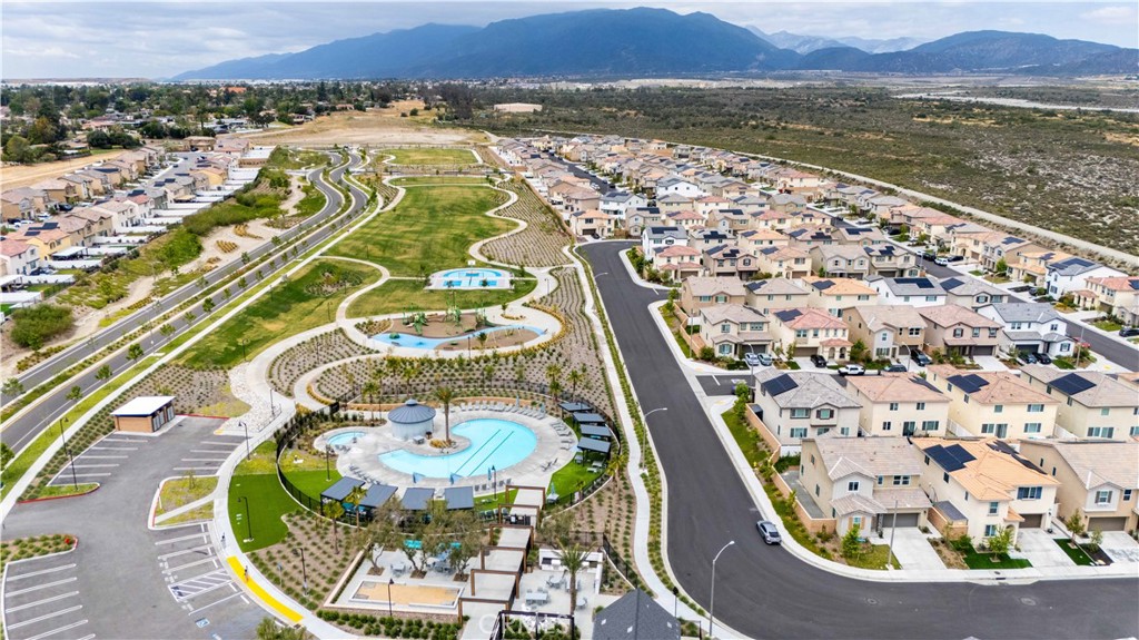 2522 Gunner Ridge Way Rialto, CA 92377 - Photo 28 of 28 an aerial view of a house with a ocean view