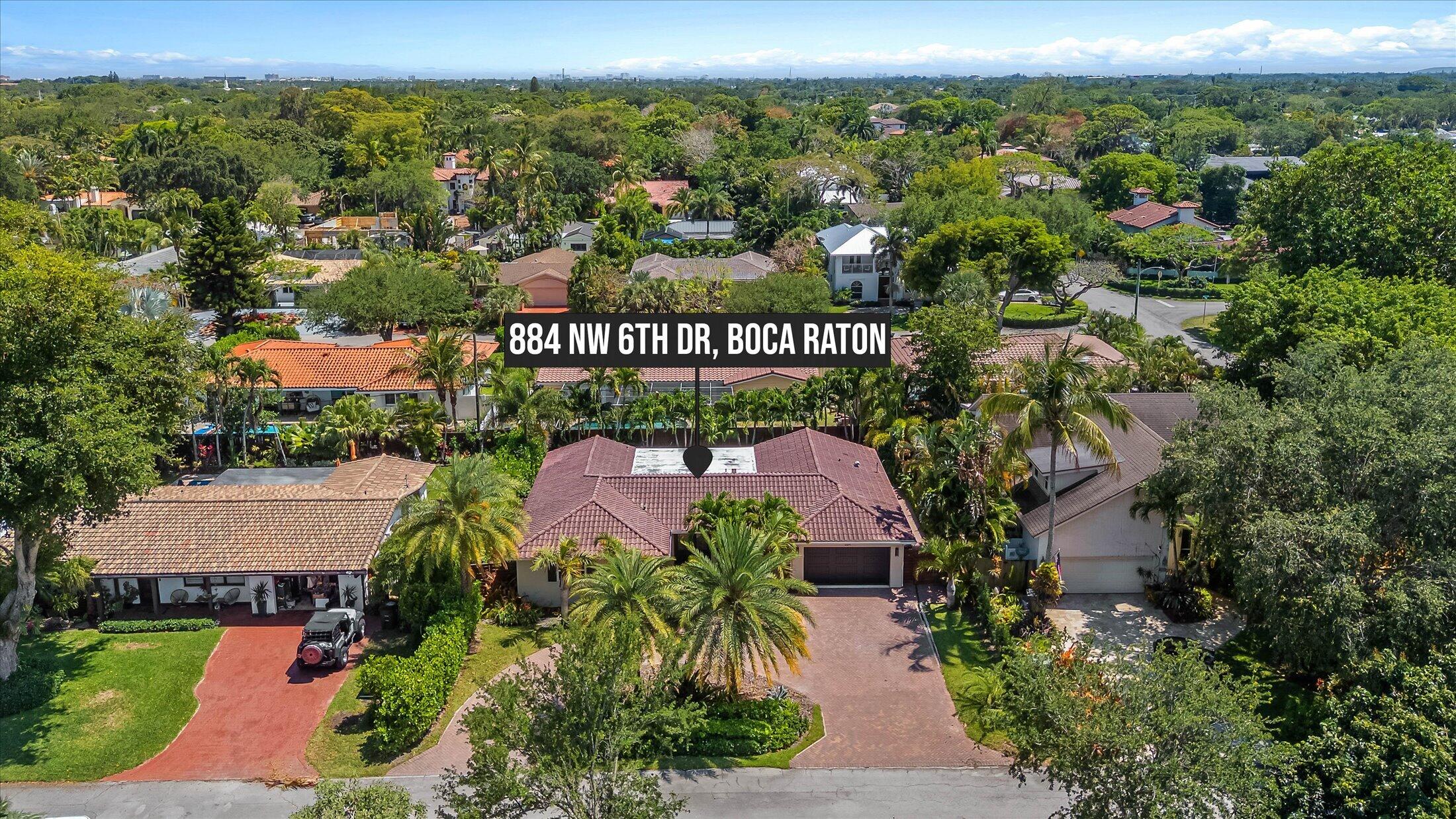 884 Northwest 6th Drive Boca Raton, FL 33486 - Photo 30 of 37 Overhead View