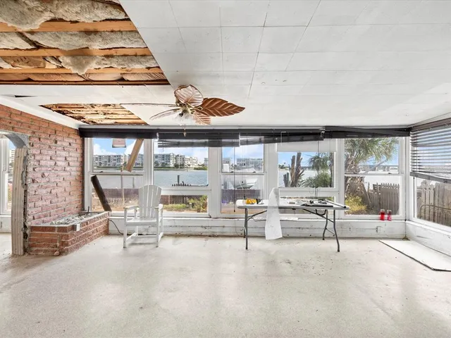 a view of a livingroom with a staircase