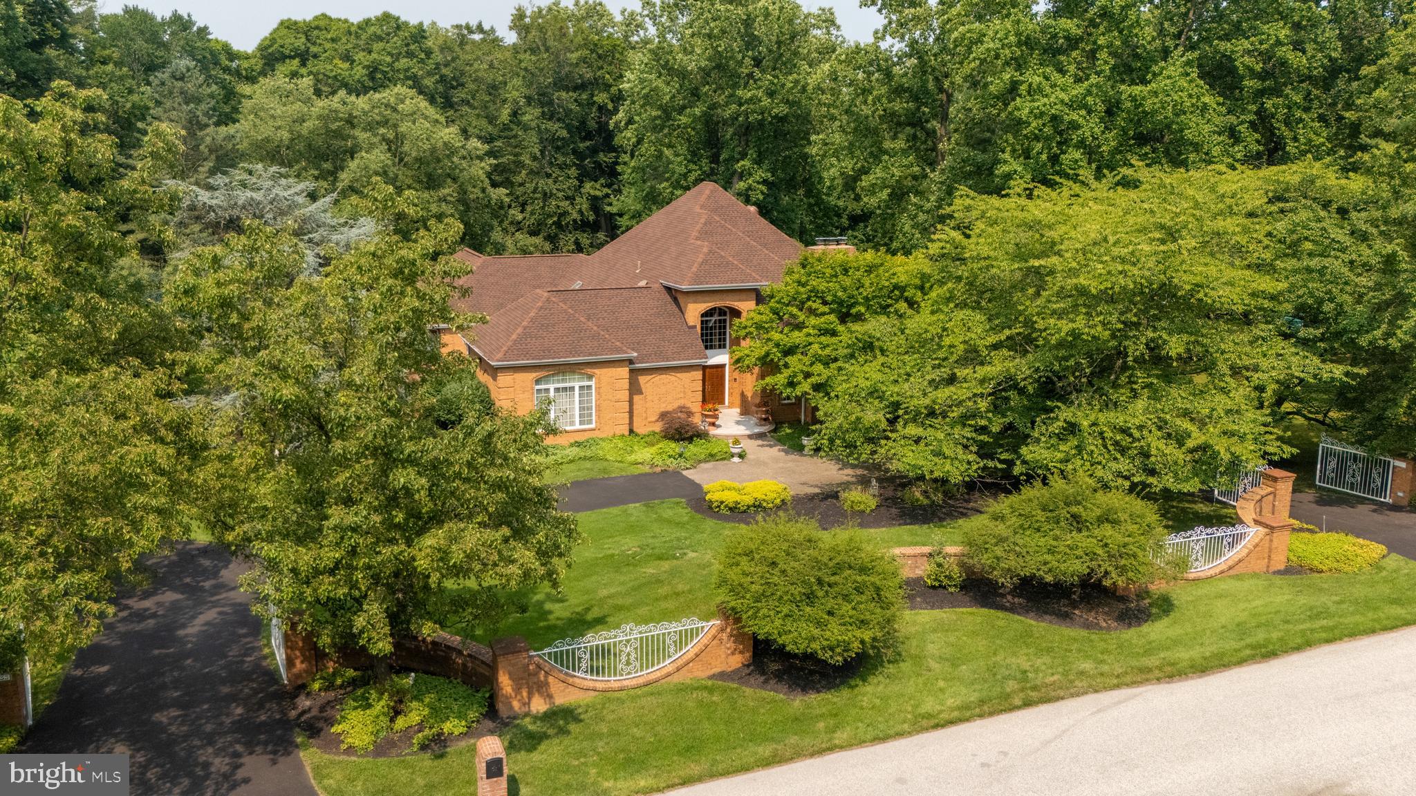 1733 Stocton Road Jenkintown, PA 19046 - Photo 2 of 149 a aerial view of a house with yard and green space
